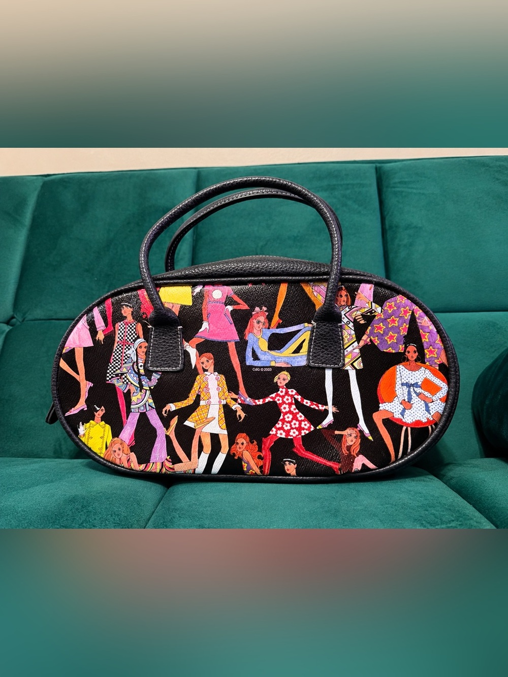 Vintage Sydney Love Fashionista Bowler Bag Y2K 2000s